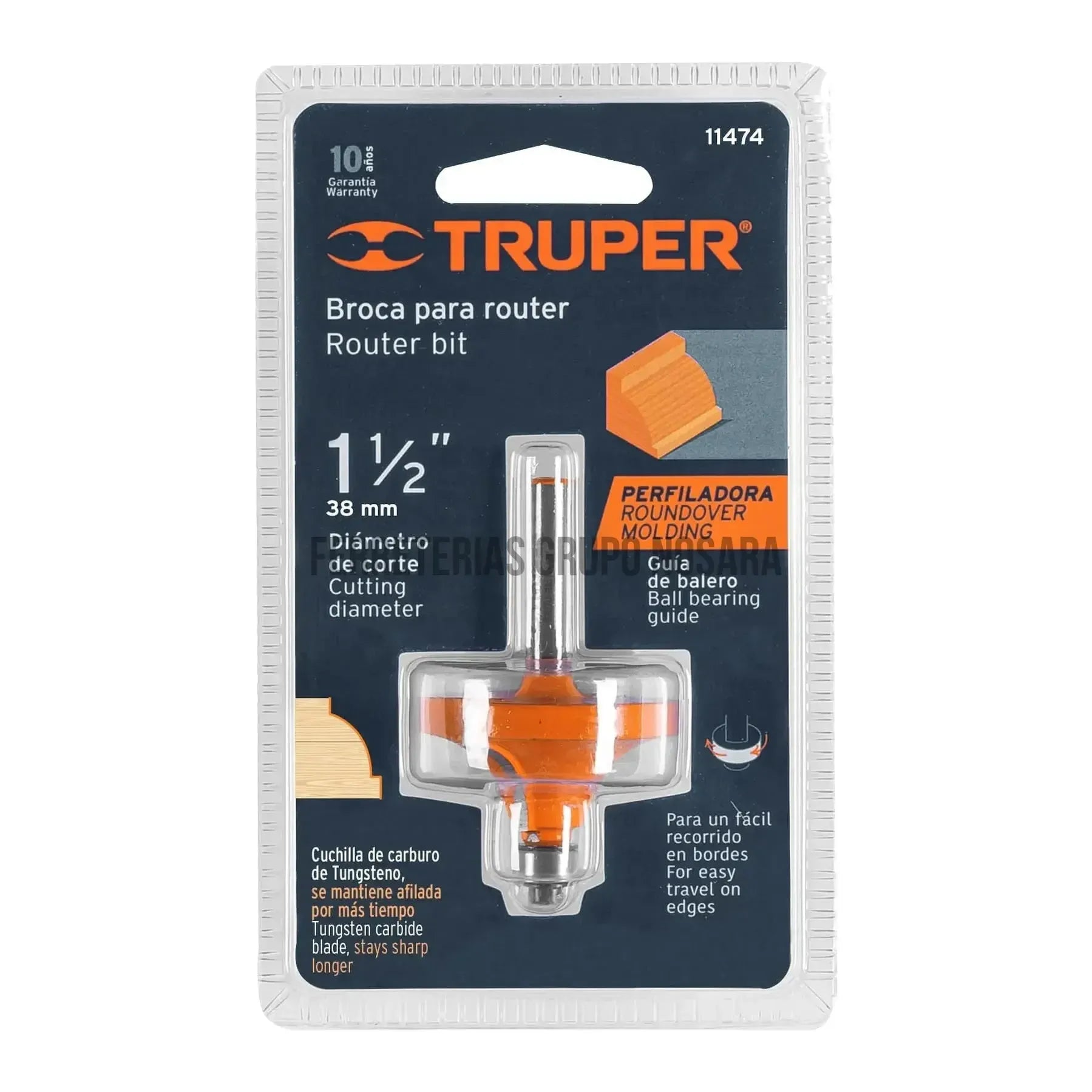 TRUPER CUCHILLA RED P/ROUTER 1 1/2 11474-