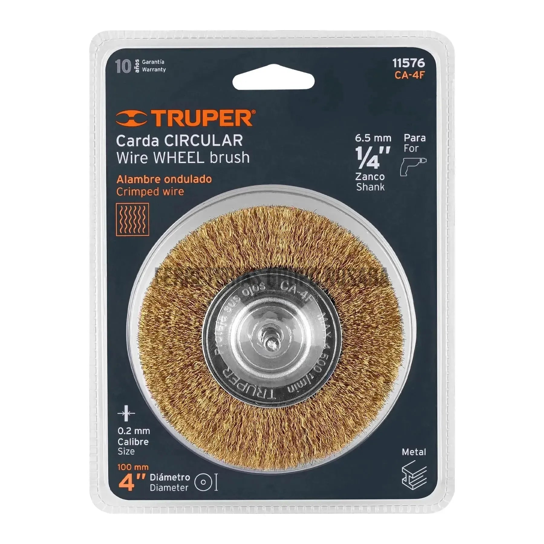 TRUPER CEPILLO CIRCULAR 1/4X4 FINO 11576-