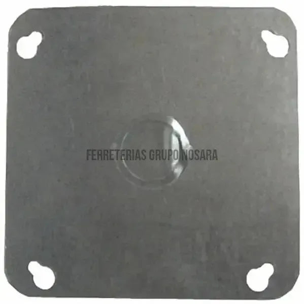TAPA EMT CUADRADA CON HUECO PESADA UL-