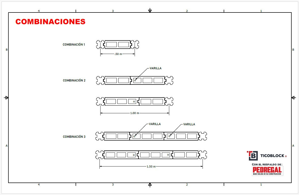 COMBO CASA TICO BLOCK 25 M2 OBRA GRIS