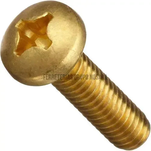 TORNILLO METAL C/CIL 8X1" BRONCE-