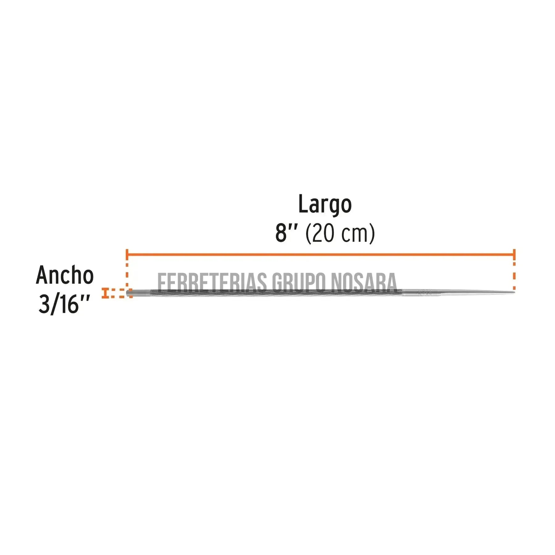 TRUPER LIMA P/MOTOSIERRA 3/16 15166-