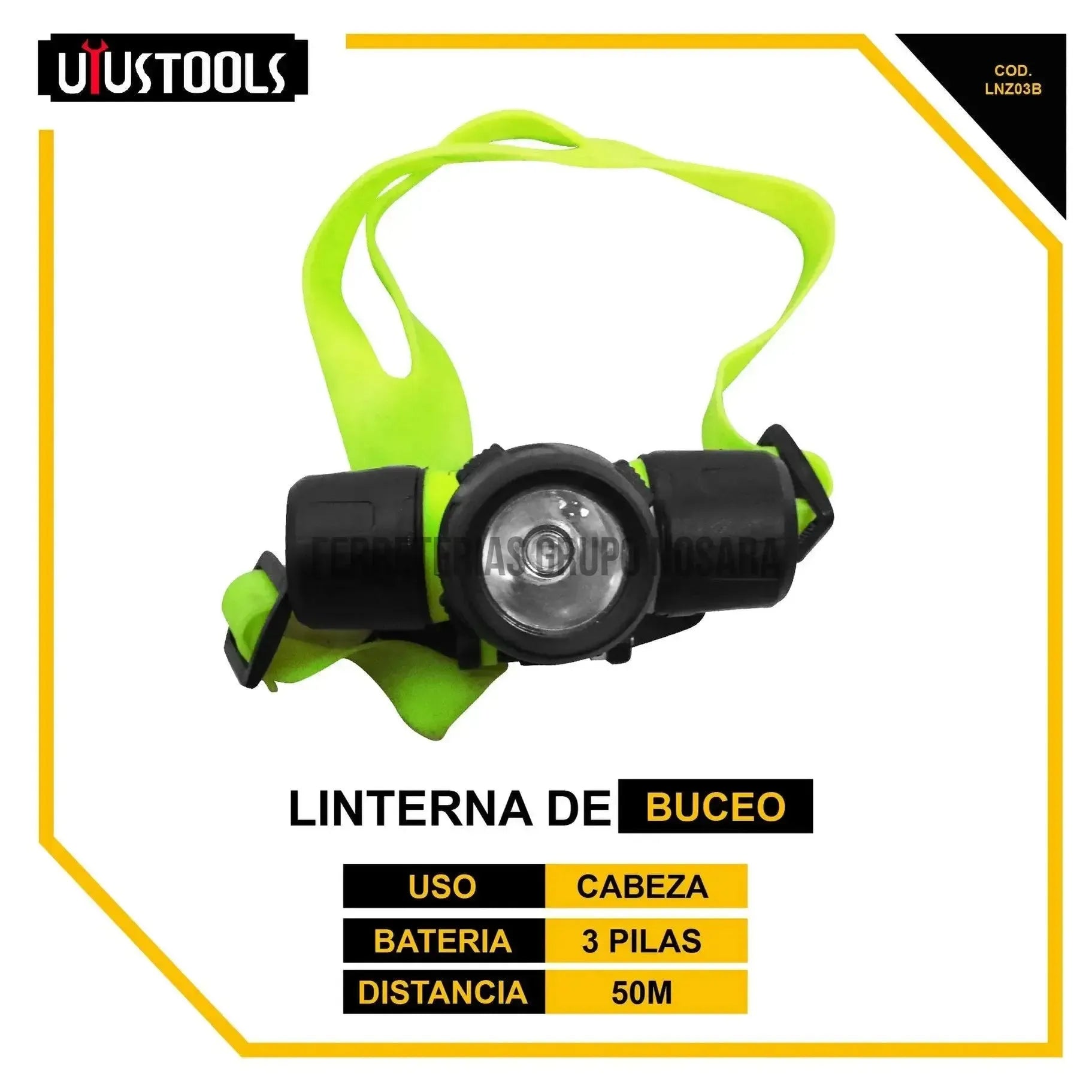 UYUSTOOLS FOCO SUMERGIBLE P/BUCEO LNZ03B-