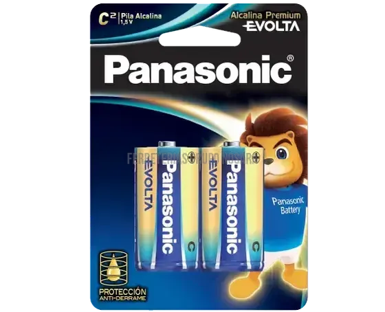 BATERIA PANASONIC ALKAL "C" 2UND BLIS-