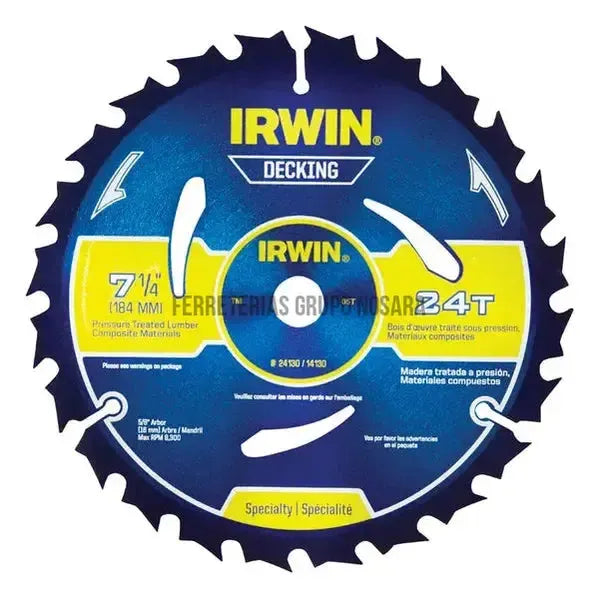 IRWIN DISCO SIERRA 7.1/4 X 24D #14-MN002231-024721141309