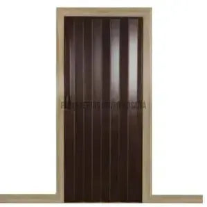 PUERTA PLEG MILANO MARRÓN 120X240CM HOGGAN / DHD-L43-120-MN013905-7898212230352