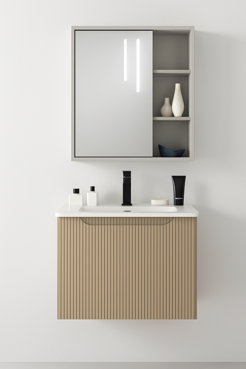 MUEBLE BAÑO C/ESPEJO AQUABELLA PG0020