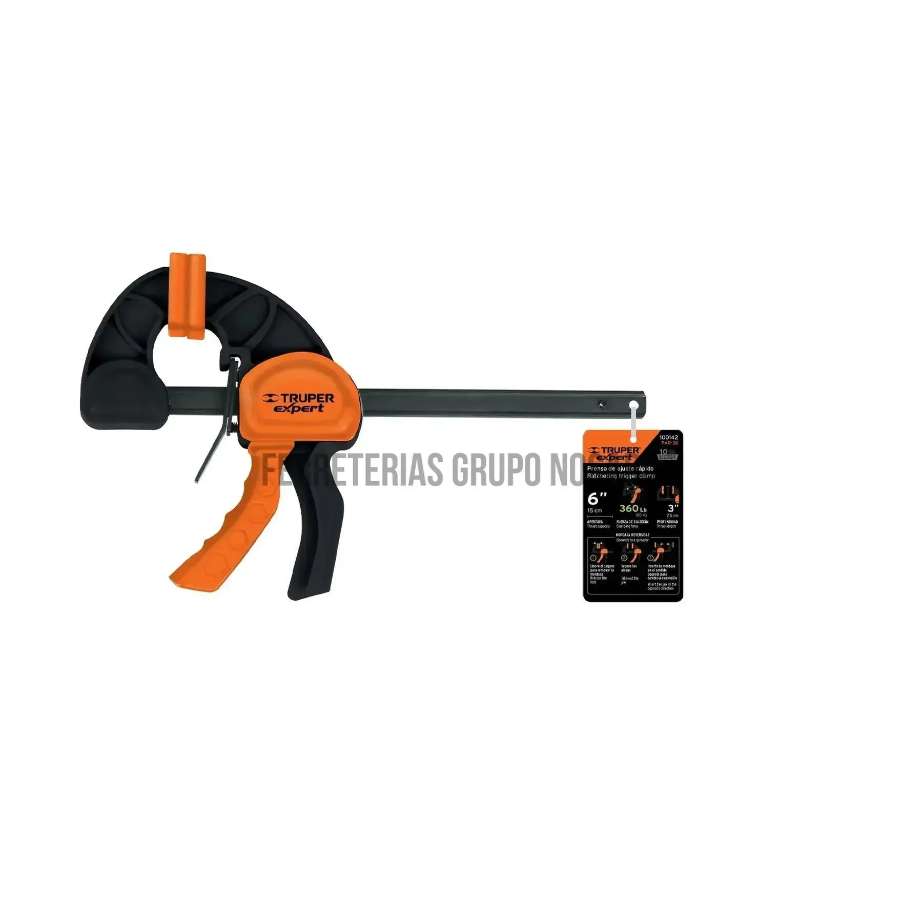 TRUPER PRENSA AJUSTE RAPIDO 6" 100142-