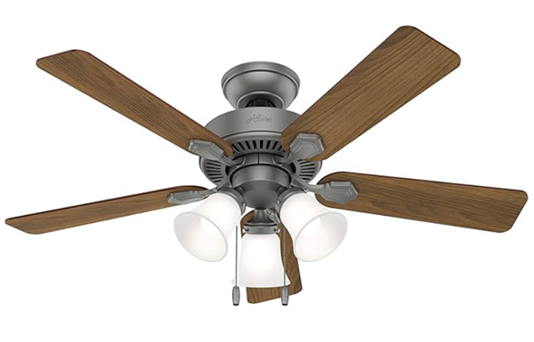 HUNTER VENT. ROOF 44" MATTE SILVER 50904