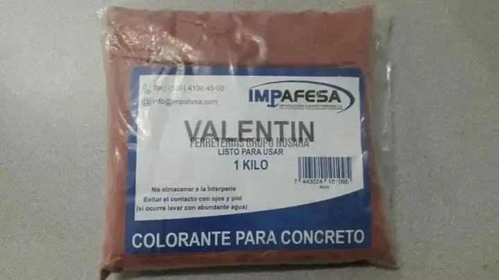 VALENTIN OCRE ROJO BOLSA 1 KILO-