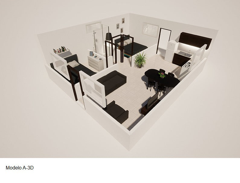 TICO BLOCK HOUSE COMBO 54 M2 GRAY WORK