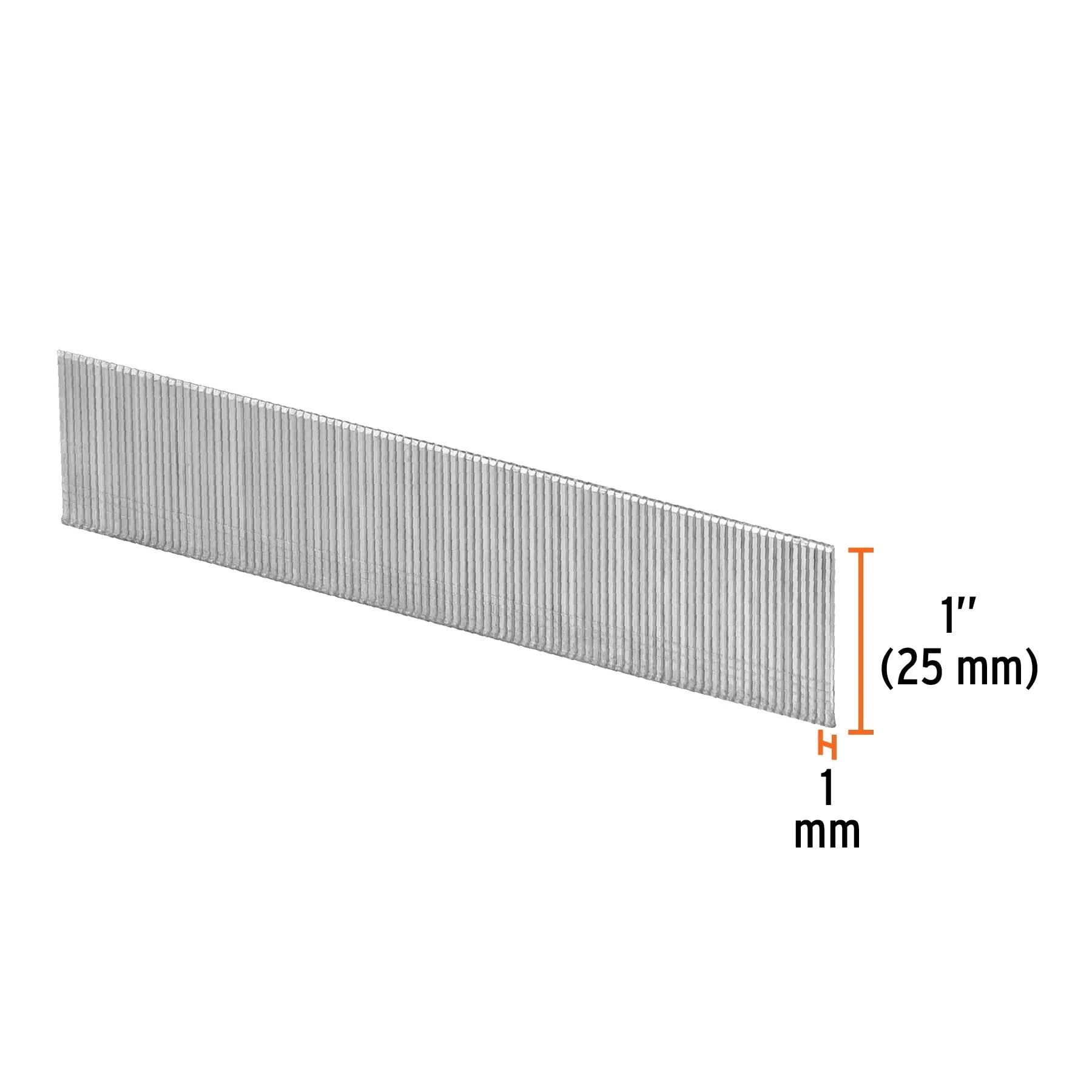 Caja con 5000 clavos calibre 18, 25 mm para CLNE-18, Truper Medida / 18263