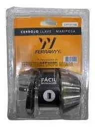 UYUSTOOLS CERROJO C/LL BRONCE CH101AB-