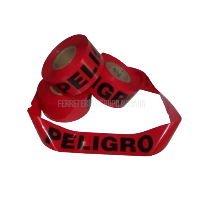 SIN MARCA 5321 CINTA DE SEÑALAMIENTO ROJA "PELIGRO"-
