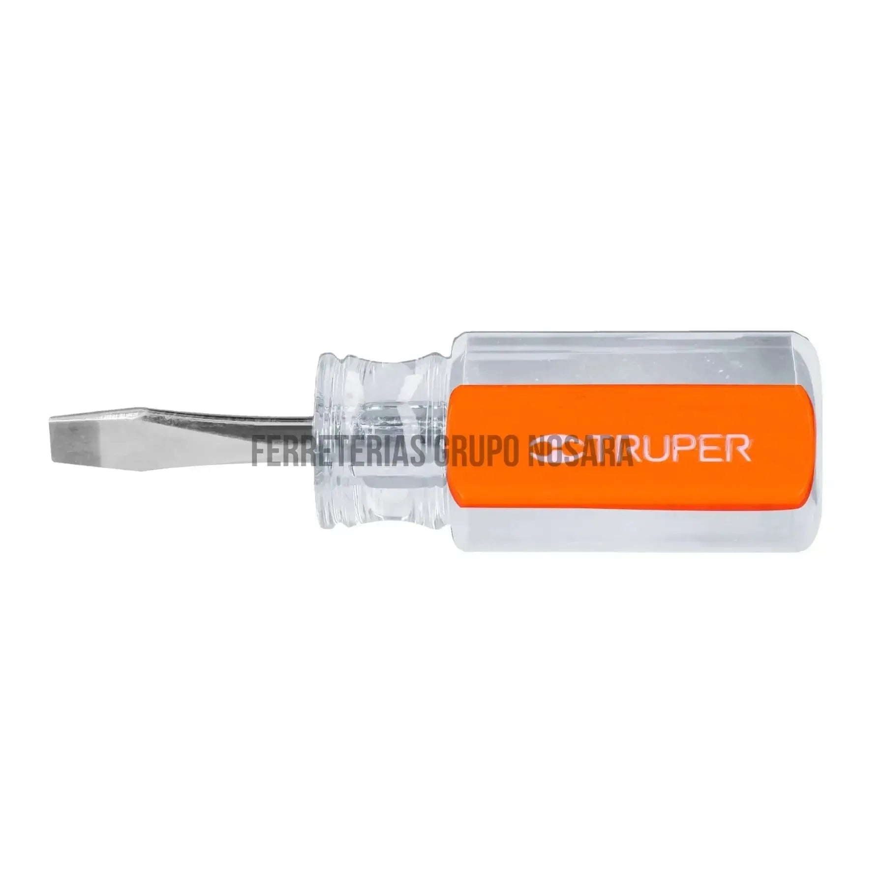 Desarmador plano 1/4" x 1-1/2" mango de acetato, Truper 7 13993-