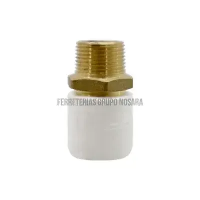 CPVC ADAPTADOR MACHO 3/4 C/INSERTO METAL-