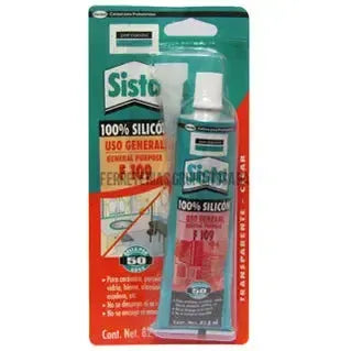 SISTA SILICON TRANSP #80242 82.8ML-000397-077472140480