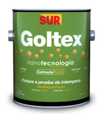 Pintura satinada Goltex 1100 galon Sur 0110094006 (base pastel)
