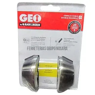 Cerrojo doble llave bronce antiguo / 91200-008 Geo-000792-042049874150