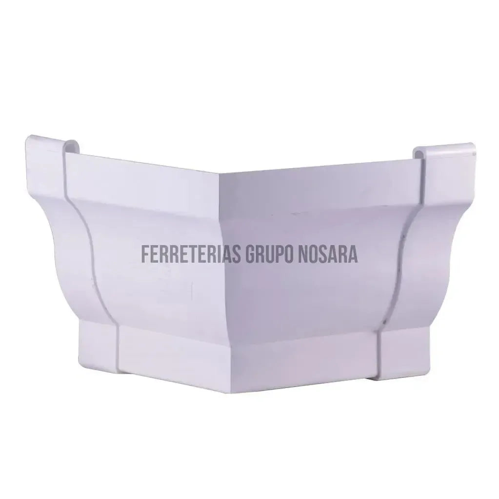 Esquinero externo para canoa PVC Colonial BLANCO-001518-7441102803114