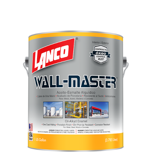 Pintura esmalte mate Wall Master cuarto Lanco WS1048-5 (Base Pastel)