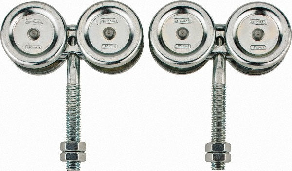 Carrito para riel de porton con perno 600 libras (300 libras por rodin) National Hardware N181-461 (2 por paquete)