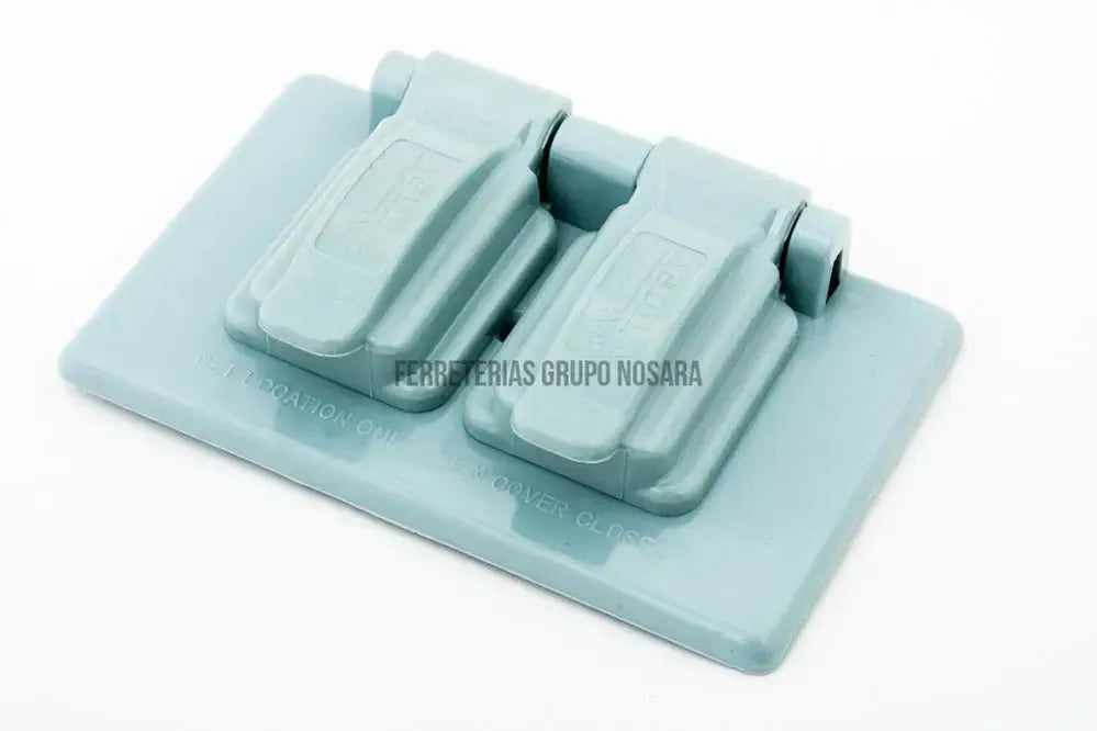 Placa doble plastica para intemperie gris Eagle / 1962-002634-7441109003913