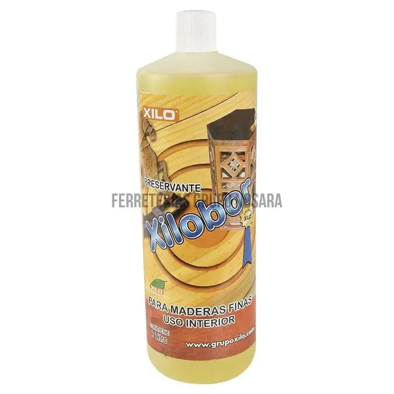 Preservante incoloro para madera Xilobor litro (1000 ml) Xilo-003473-7441060600046