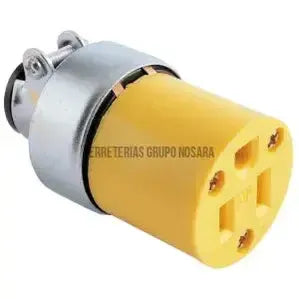 TOMA EXTENSION POLARIZADO METALICO / 2887 15A-125V-