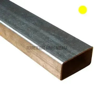 TUBO RECTANGULAR ESTRUCTURAL HIERRO GALVANIZADO 2" X 4" ( 48 X 96 X 1.50 mm ) 6 m-