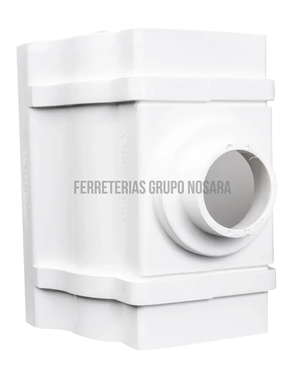 Amanco Boquilla para canoa PVC colonial redonda 75 mm (3")-006314-7441102801080