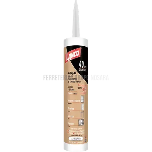 Sellador acr pintable JetDry-40 secado rápido tubo Lanco BLANCO / CC758-18-006733-718594758183