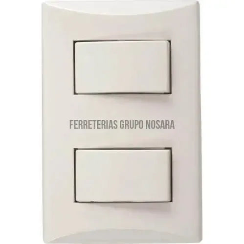 Eagle Interruptor doble 15A 110V marfil Plata Eagle / 1004-V-008651-7441109009465