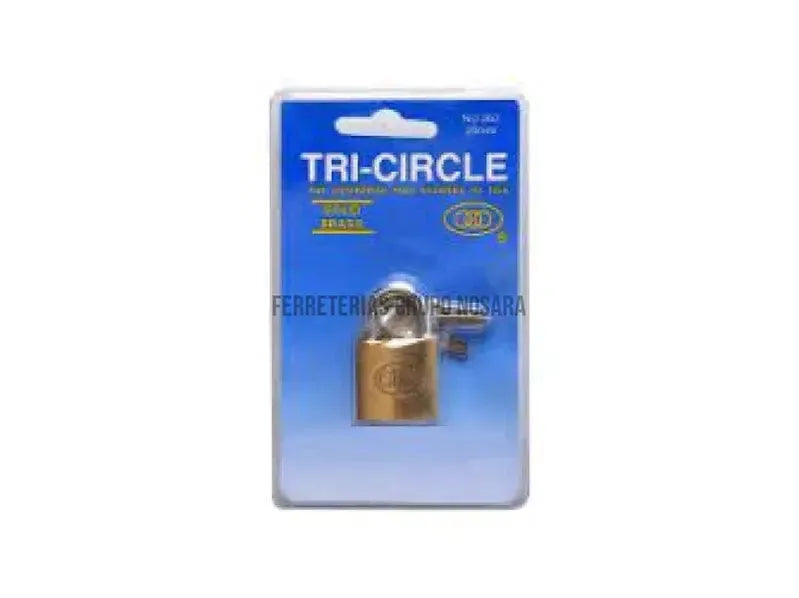 TRI-CIRCLE CANDADO 262-25MM BLISTER-