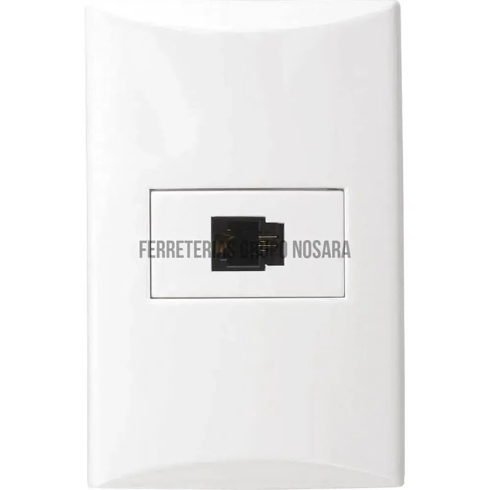 Conector para telefono RJ11 blanco Plata Eagle / 1008-W-009891-7441109000530
