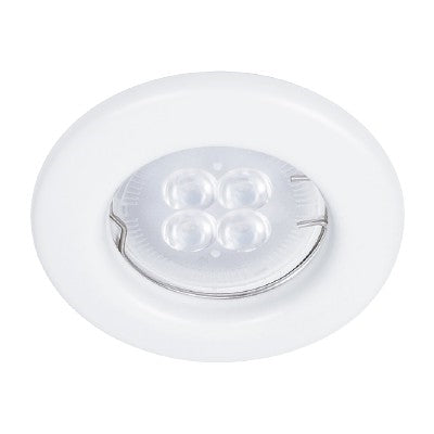 Round recessed lamp GX5.3 50W 100-240V halogen white Alezio Tecnolite / YD-220/B