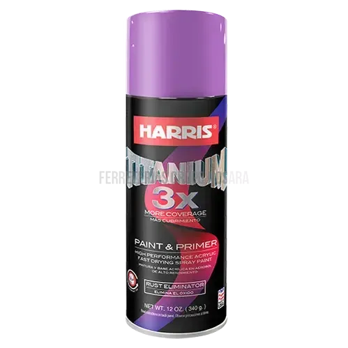 Spray Titanium 3X Harris lanco morado / 38826-