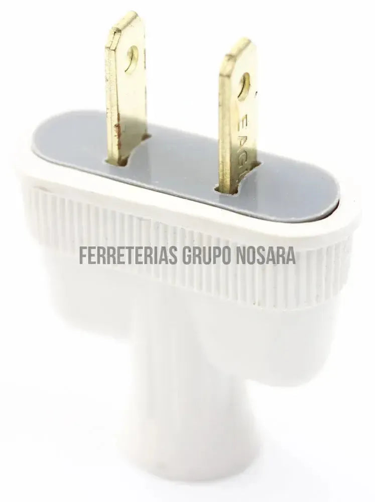 Enchufe plano 15A 110V blanco Eagle / 1140-W-012198-7441109000752
