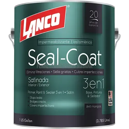 Pintura satinada Seal-Coat galon Lanco (base pastel) / SC3494-4-012414-718594349442
