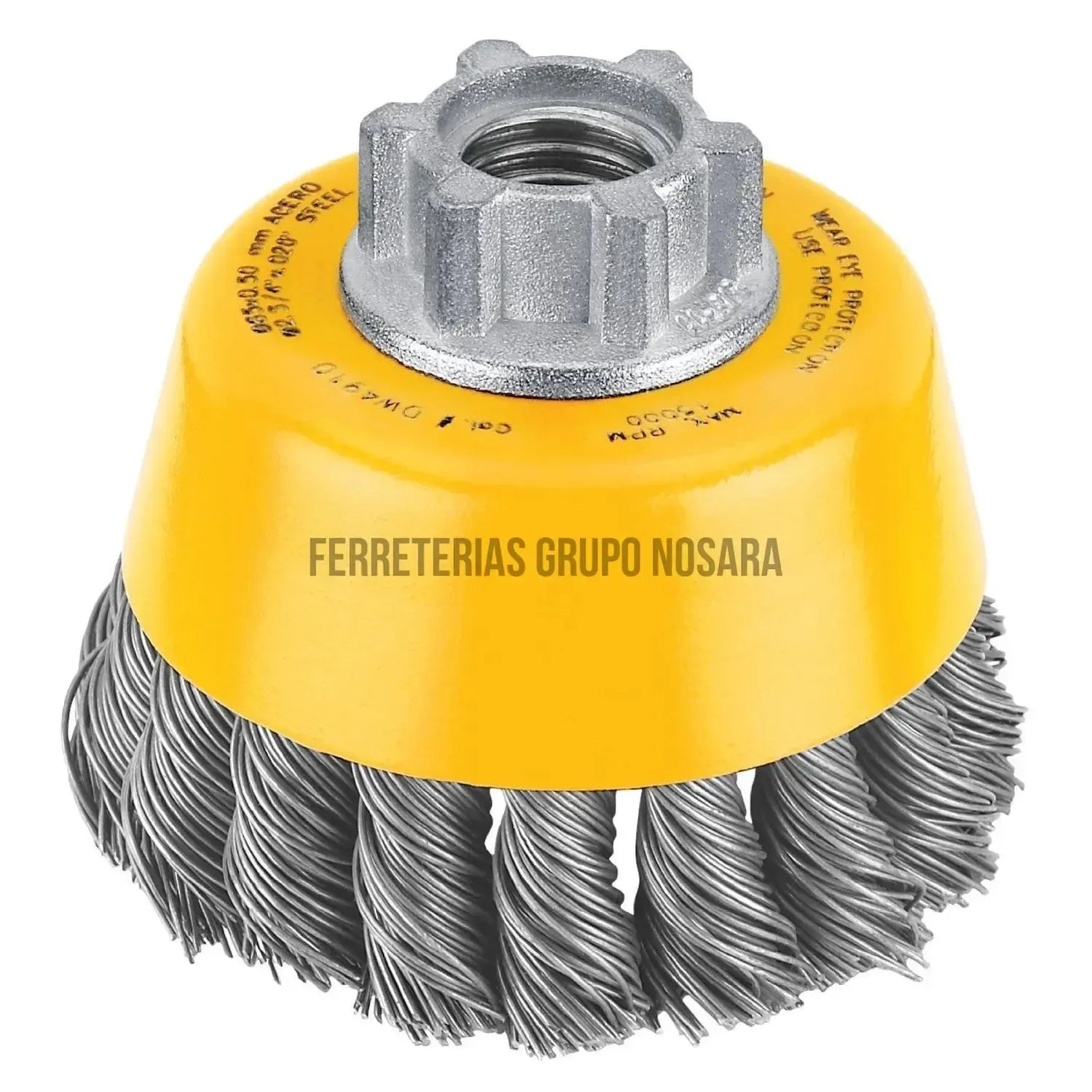 Cepillo copa trenzado 5/8" x 3" Dewalt / DW4910-013514-028874049109