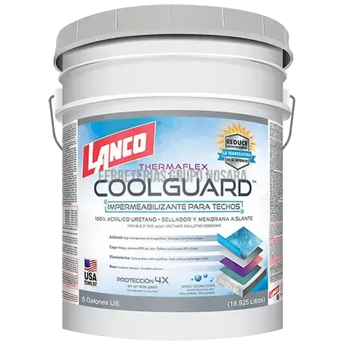 Impermeabilizante para techos Coolguard cubeta Lanco (verde) / RC3707-2-