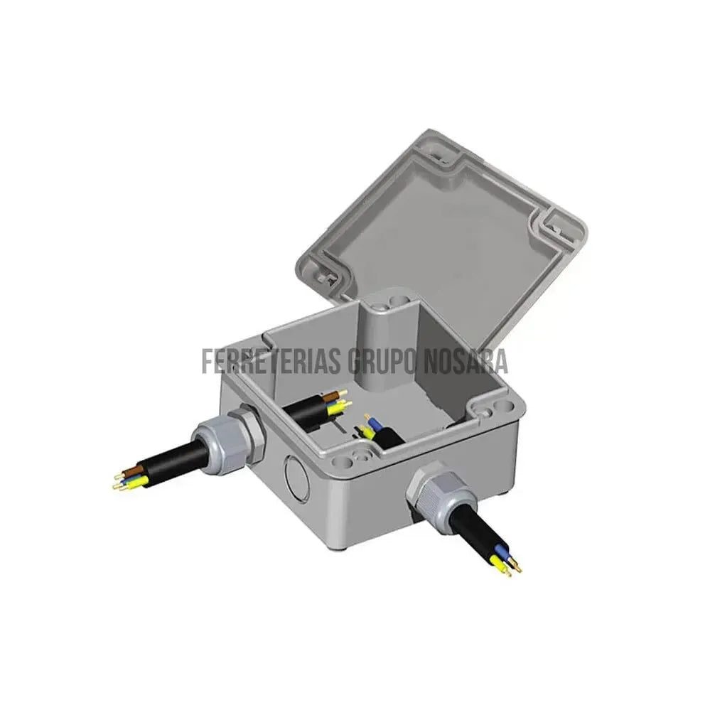 Caja plexo 7 entradas marcadas (80 x 80 x 50 mm) IP54 gris Eagle / 220-A-019617-7441109006211