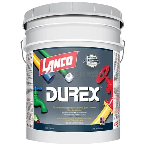 Pintura anticorrosiva Durex mate 15 minutos cubeta Lanco (verde) / DE739-2-