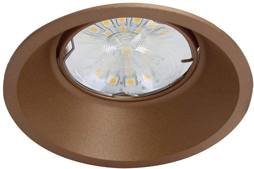 Round recessed lamp GX5.3 50W 100-240V copper Rigel YD-221/C Tecnolite