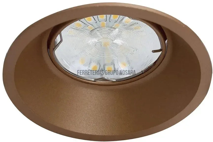 Lampara empotrada redonda GX5.3 50W 100-240V cobre Rigel YD-221/C Tecnolite-022515-7501668554087