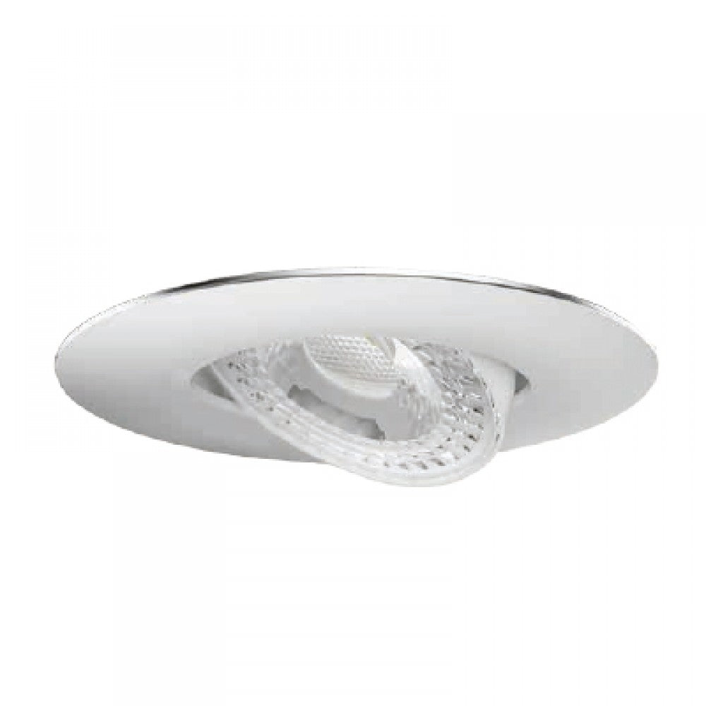 Recessed round dirigible LED lamp 5.5W 100-240V 6500K satin Naos II 5YDLED154MV40S Tecnolite