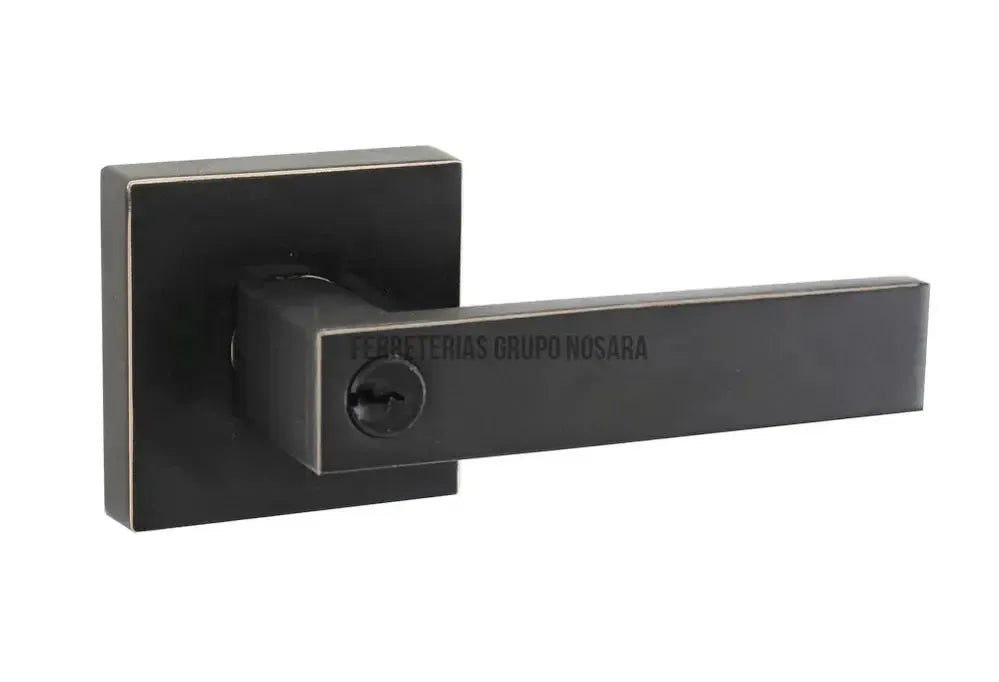 Cerradura manija con llave negro bronce antiguo satinado Bari Yale / 0011282-024704-7704359112829