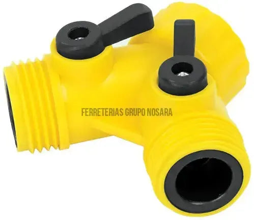 Conector 'Y' 3/4' plástico para manguera, Pretul-026161-7501206655412