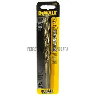 Broca para metal de cobalto 1/2" Dewalt DWA1232-028220-885911410854