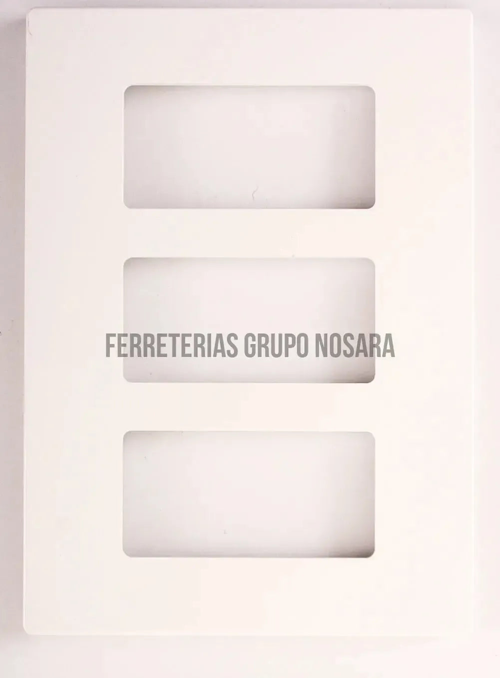 Placa triple blanco Decor Eagle / 2163ST-W-029605-7441109012410